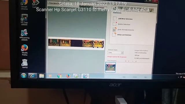 Scanner HP Scanjet G3110 Scan klise Dan Dokumen смотреть онлайн