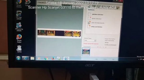 Scanner HP Scanjet G3110 Scan klise Dan Dokumen