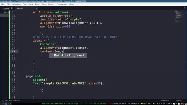 Flet Tutorial - Carousel Automatic slider смотреть онлайн