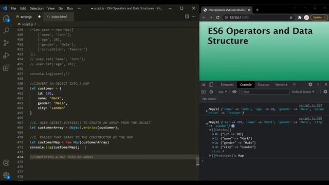 Creating Maps from arrays and objects | Data Structure | JavaScript смотреть онлайн