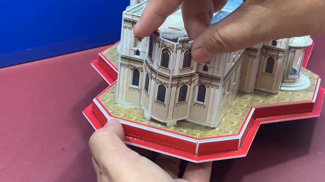 DIY Craft Instruction 3D Puzzle CubicFun SAINT PAUL'S CATHEDRAL