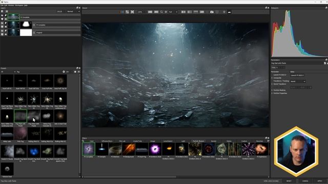 Add Particle Simulations to your Images with Boris FX Optics and Particle Illusion in Photoshop смотреть онлайн