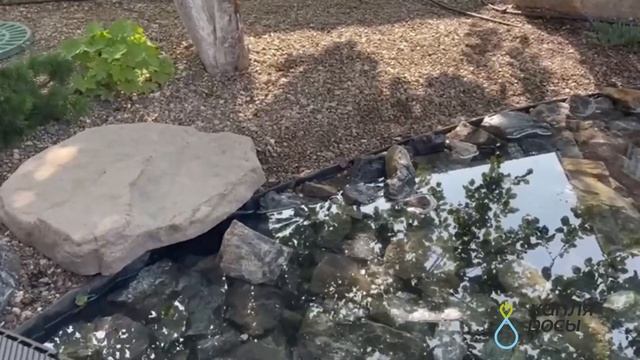 Запускаем декоративный водоем и водопад на участке смотреть онлайн