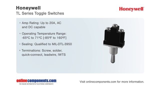 Component Moment: Honeywell NT/TL Micro Switch смотреть онлайн