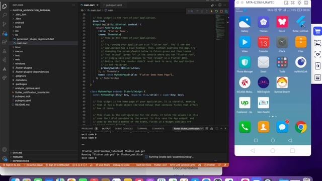 Flutter 3 Firebase Push Notification(foreground and background) ? смотреть онлайн