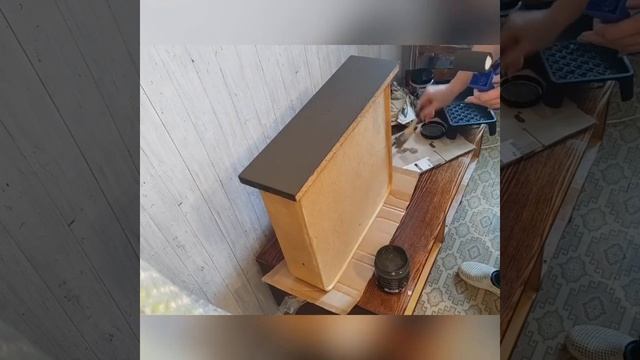 Как обновить старую мебель? Дизайнерская реставрация тумбы смотреть онлайн