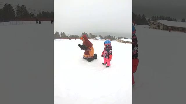 Самостоятельное обучение детей сноуборду с 2х лет! Часть 4. Учимся падать! смотреть онлайн