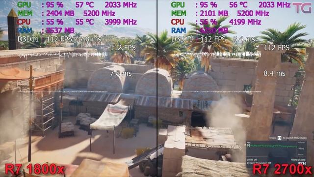 Ryzen 7 2700x vs Ryzen 7 1800x Test in 8 Games смотреть онлайн