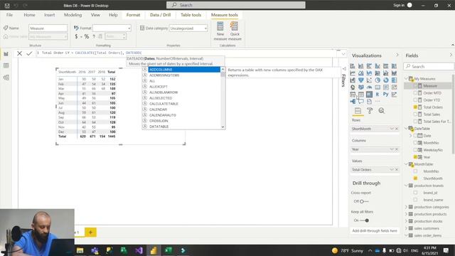 Функция Dateadd | Power BI смотреть онлайн