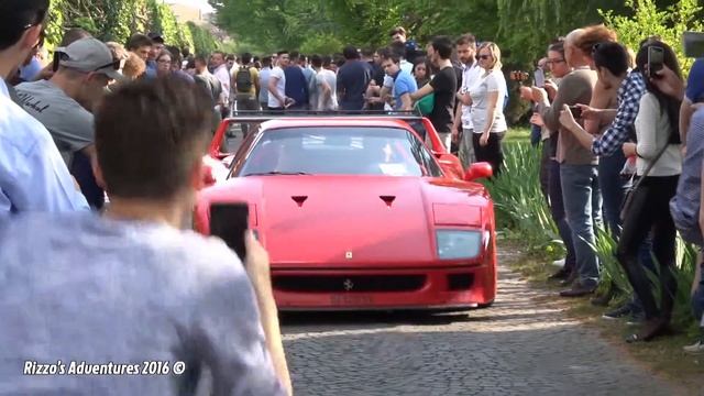 3X Ferrari F40 - Full HD смотреть онлайн