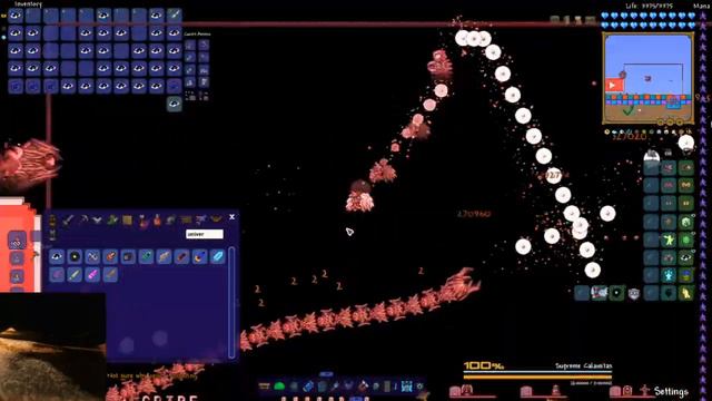 Terraria Supreme Buffed The Penetrator (melee) vs Calamity Mod Boss Rush ll Fargos Mutant Mod смотреть онлайн