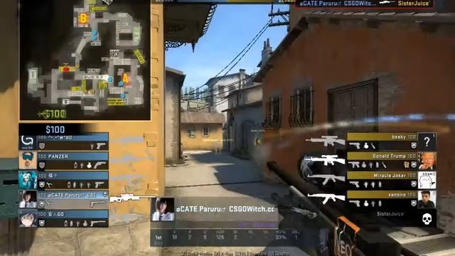CS:GO - AWPER Noob | 2 Kill INFERNO COMPETITIVE смотреть онлайн