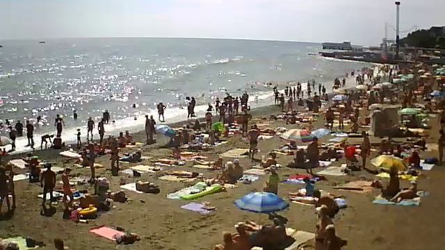Вебкамера "Центральный пляж". Запись 13.09.2016 12:00:17 смотреть онлайн