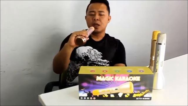 UnicoMall Bluetooth Karaoke KTV Mic Microphone Portable Speaker K088 смотреть онлайн