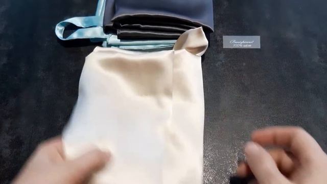 Шелковое полотенце для волос. Шелк 100% смотреть онлайн