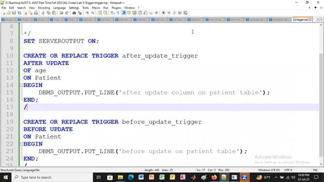 5.3 PL/SQL Trigger смотреть онлайн