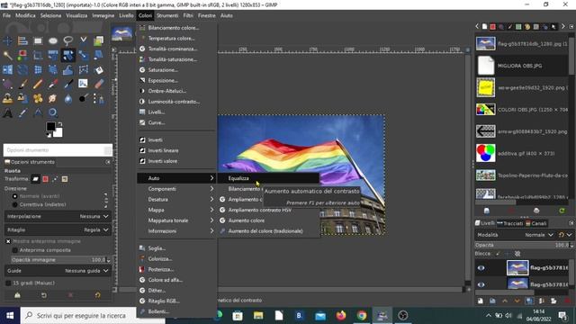 TRUCCO PER MIGLIORARE LE TUE FOTO IN 5 SECONDI CON GIMP !!! смотреть онлайн