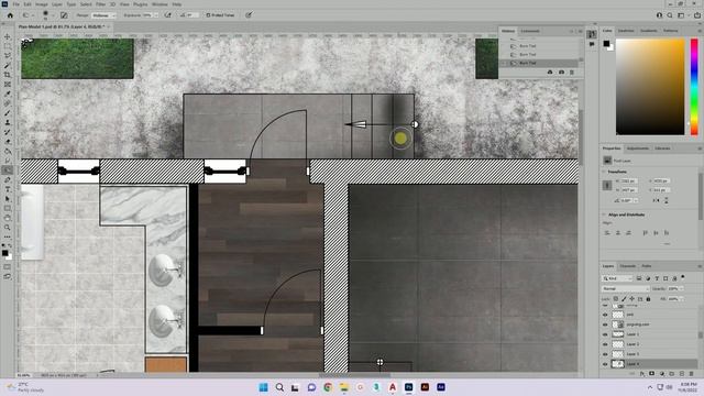 [PART 02] Easy Plan Render | Single House Plan Render in Photoshop 2023 смотреть онлайн