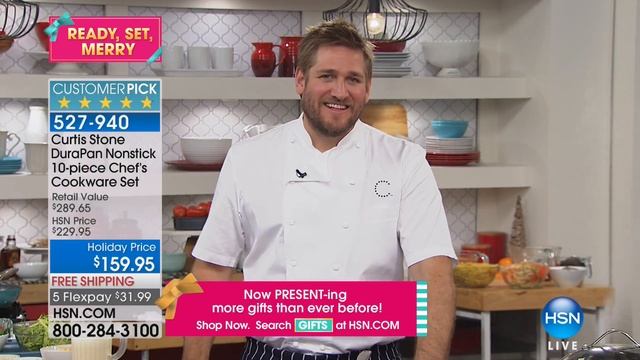 HSN | Chef Curtis Stone 12.08.2017 - 11 AM смотреть онлайн