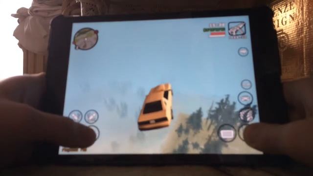 GTA SAN ANDREAS on iPad mini. смотреть онлайн