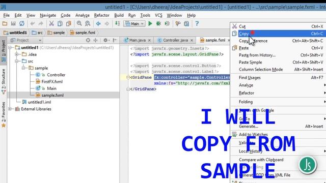 getting started with javafx in intelliJ idea смотреть онлайн