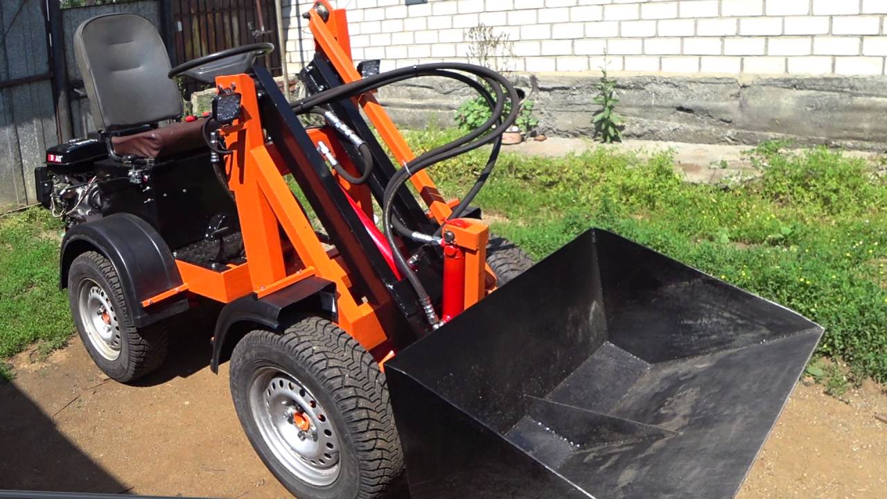 МИНИ ПОГРУЗЧИК Своими руками!!! смотреть онлайн