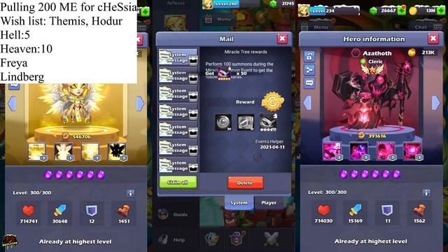 Taptap Heroes - Pulling 200 Miracle eyes for Chessia смотреть онлайн