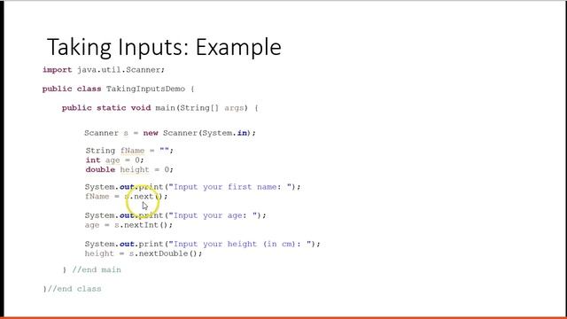 Taking Inputs With Scanner (Java) - Power Point смотреть онлайн