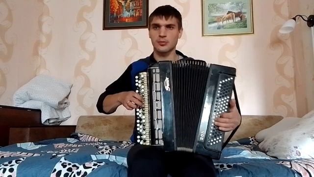 Игорь Растеряев. КОМБАЙНЕРЫ. Песня. На баяне смотреть онлайн