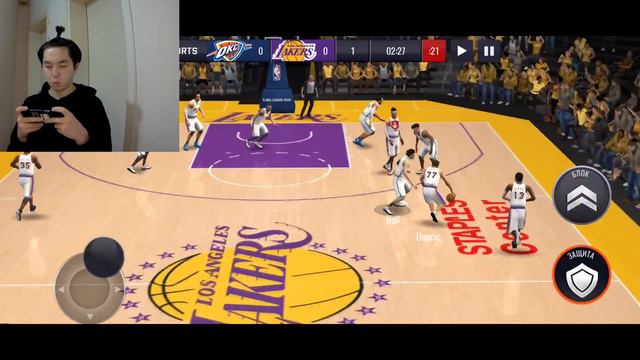 NBA LIVE MOBILE. КАК ПРОКАЧАТЬ СОСТАВ/Играю как не в себя. смотреть онлайн