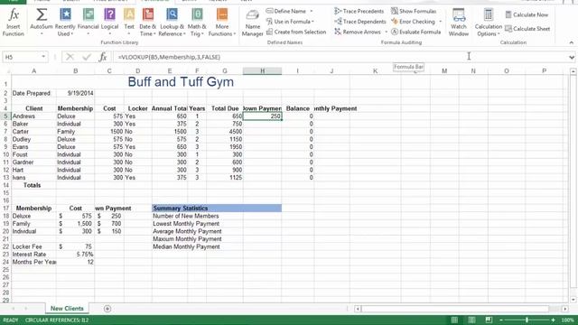Excel Chapter 2 Homework - Exploring 2013