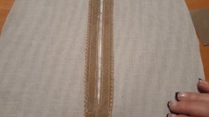 Молния сверху. Как пришить накладную декоративную молнию