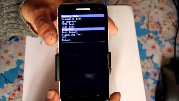 Factory Mode на смартфоне Explay Fresh