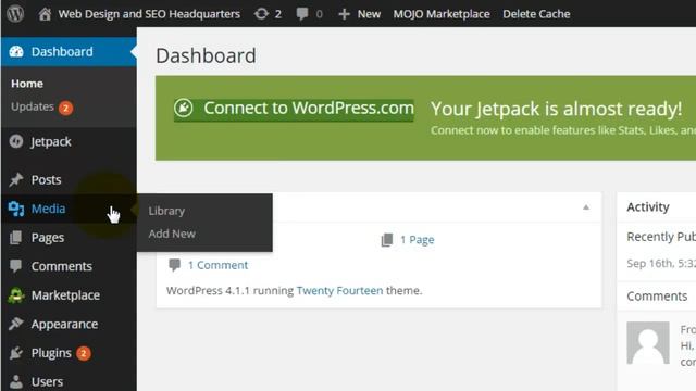 WordPress: Quick Tour of the WordPress Dashboard смотреть онлайн