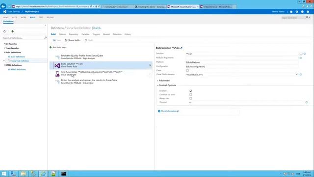 SonarQube 6.0 and Visual Studio Team Services смотреть онлайн