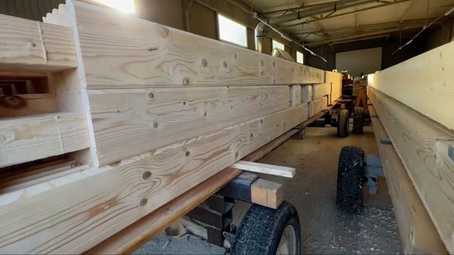 Обзор производства профилированного бруса для Сергея от 21.10.2023 смотреть онлайн