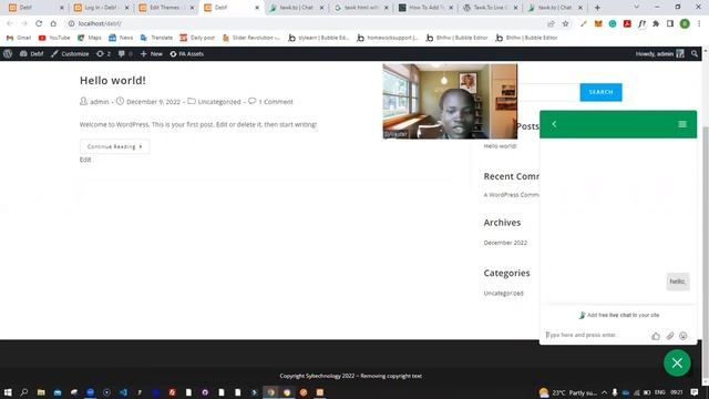 How to Add Live Chat to WordPress Website Without Plugin 2023 смотреть онлайн