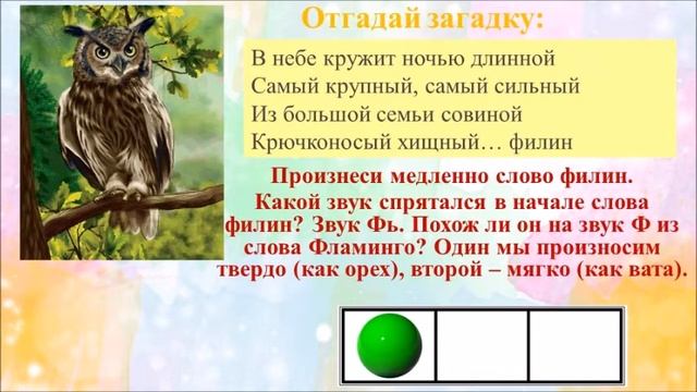 Консультация «Звуки [Ф], [Ф’]; [Ф] — [Ф’]. Буква Ф» смотреть онлайн