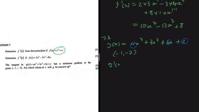 2022 Final Exam: Calculus Question 7 Grade 12 Mathematics Paper 1 смотреть онлайн