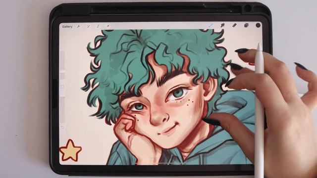Full Digital Drawing Process // Procreate Tutorial смотреть онлайн