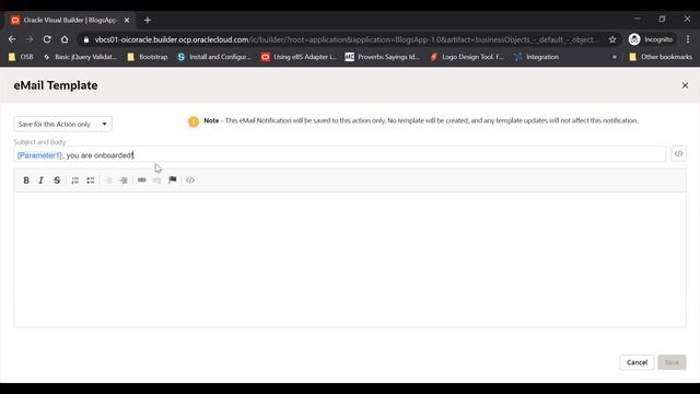 Send an Email using Visual Builder Cloud Service смотреть онлайн