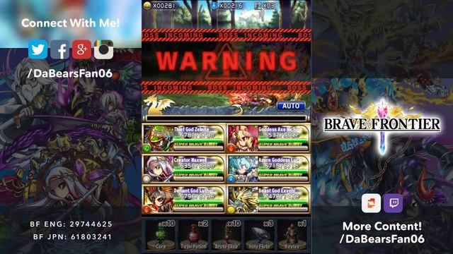 Brave Frontier: Brave Burst Farming Tutorial смотреть онлайн