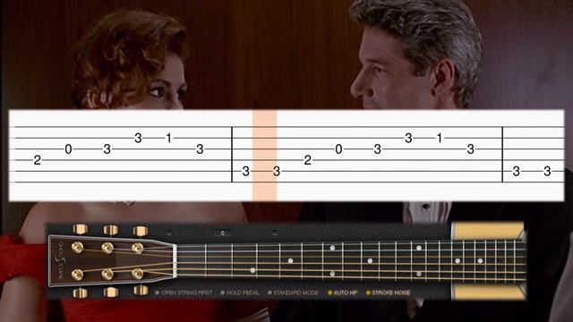 Oh, Pretty Woman - Guitar tutorial (TAB) смотреть онлайн
