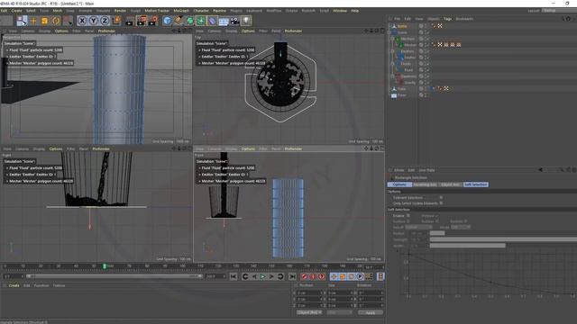 Realflow Cinema 4D Tutorial / Liquid Animation in Khmer смотреть онлайн
