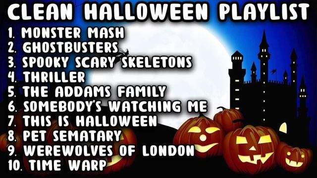 Clean Halloween Songs Playlist ? 1 Hour Halloween Playlist for Classroom смотреть онлайн