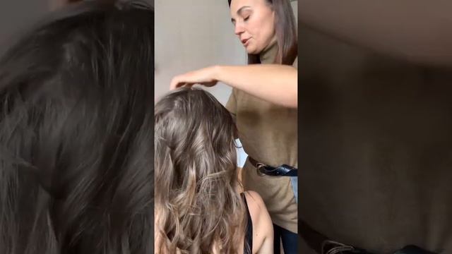 Укладка волос.Обучающее видео №3. смотреть онлайн