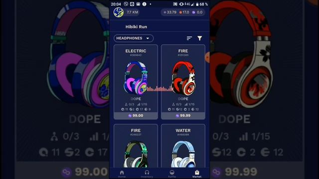 HIBIKI RUN ИНФОРМАЦИЯ О ПРОКАЧКЕ НАУШНИКОВ ? смотреть онлайн