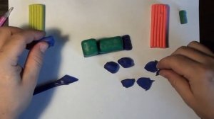 Как слепить из пластилина паровоз