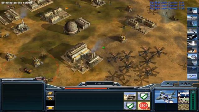 Shockwave Chaos Mod: Airforce & Armor Generals vs Nuke & Tank Generals смотреть онлайн