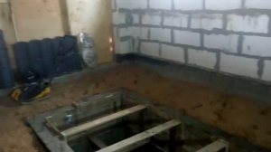 Смотровая яма с погребом в гараже